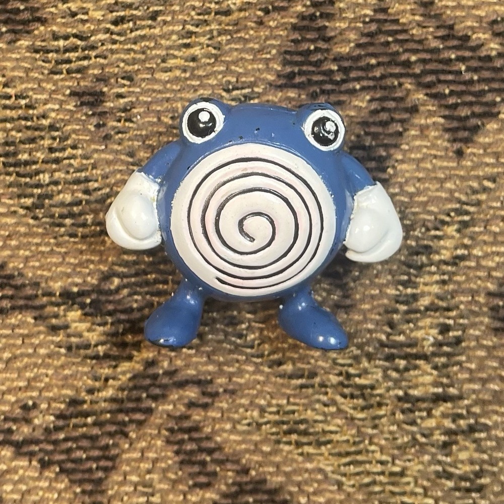 Pokemon Poliwhirl 2" Mini Figure PVC Vintage Nintendo 1999 BFI